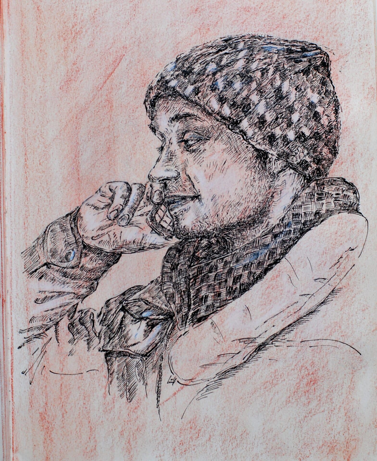 SELFPORTRAIT WITH WOOL HAT